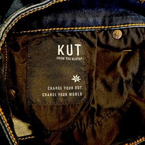 Kut From The Kloth Jeans Womens Size 12 DIAMA SKINNY Stretch Blue